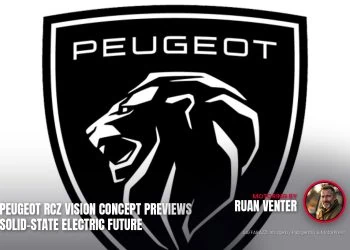 Peugeot lion shield logo in black and white