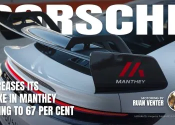 Porsche 911 GT3 with Manthey carbon rear wing