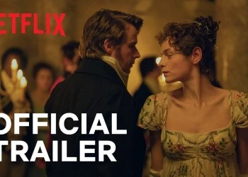 Pride and Prejudice trailer still: the opening frame of the official YouTube video.
