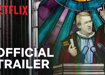 Primetime Preacher$ trailer still: the opening frame of the official YouTube video.