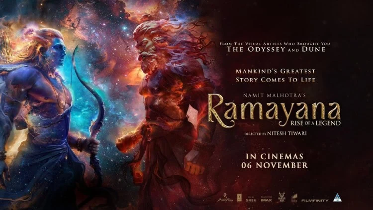 Ramayana: Rise of a Legend trailer still: the opening frame of the official YouTube video.