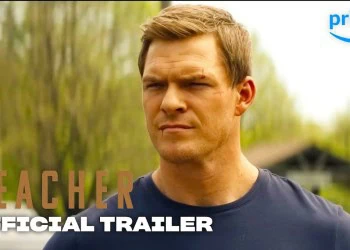 Reacher trailer still: the opening frame of the official YouTube video.