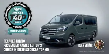 Renault Trafic Passenger MPV with Diesel&EcoCar Top 40 badge - Saffarazzi Renault Trafic Passenger MPV with Diesel&EcoCar Top 40 badge