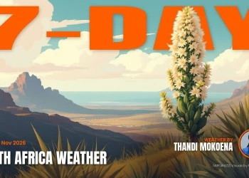South Africa 7-day weather forecast, 30 October - Saffarazzi South Africa 7-day weather forecast cover for 30 October - 5 November 2026.