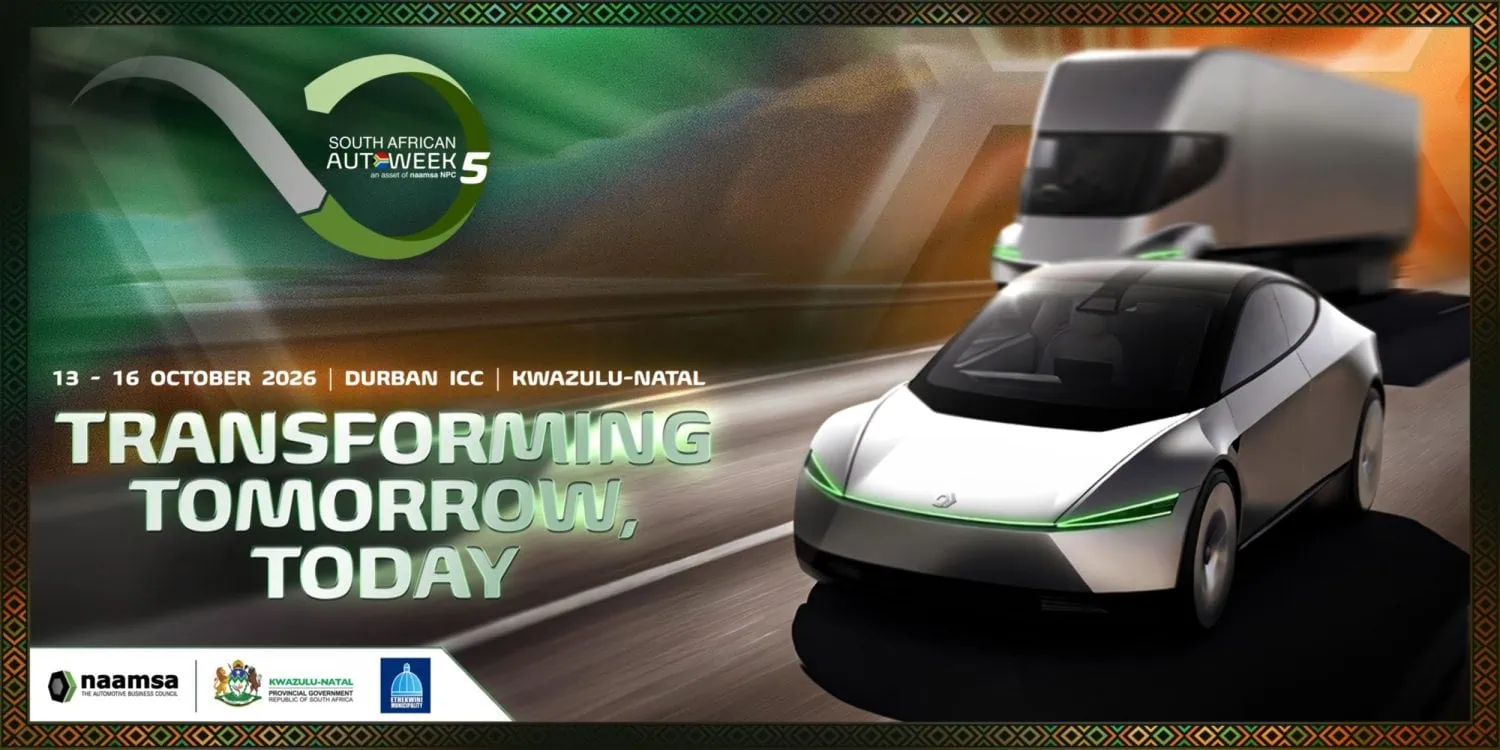 South African Auto Week 2026 Durban event poster - Saffarazzi South African Auto Week 2026 Durban event poster