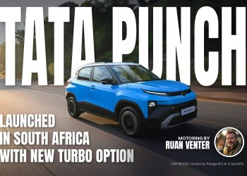 Tata Punch magazine cover: Launched in South Africa with new turbo option, with the writer's by-line.