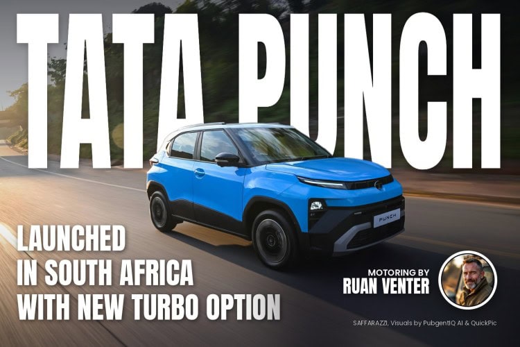 Tata Punch magazine cover: Launched in South Africa with new turbo option, with the writer's by-line.