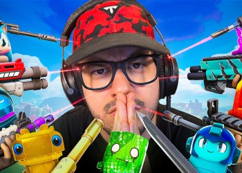 Fortnite trailer still: the opening frame of the official YouTube video.
