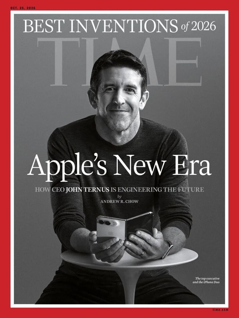 TIME Best Inventions of 2026 cover featuring Apple