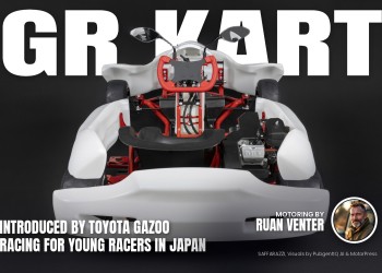 Gr Kart magazine cover: Introduced by Toyota Gazoo Racing for young racers in Japan, with the writer's by-line.