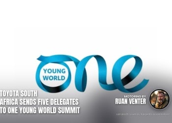 Toyota magazine cover: South Africa sends five delegates to One Young World summit, with the writer's by-line.