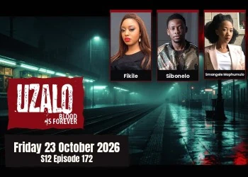 Uzalo teasers artwork for Friday 23 October 2026, S12 Episode 172, with cast photos.
