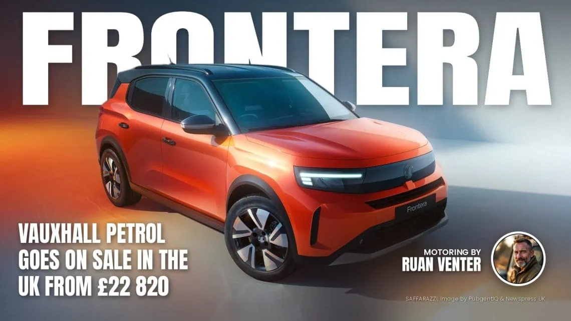 Vauxhall Frontera compact SUV front three-quarter view - Saffarazzi Vauxhall Frontera compact SUV front three-quarter view