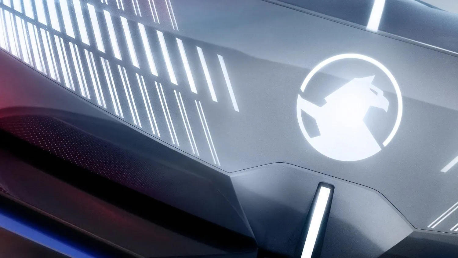 Vauxhall STX Concept illuminated Griffin badge and front lighting - Saffarazzi Vauxhall STX Concept illuminated Griffin badge and front lighting
