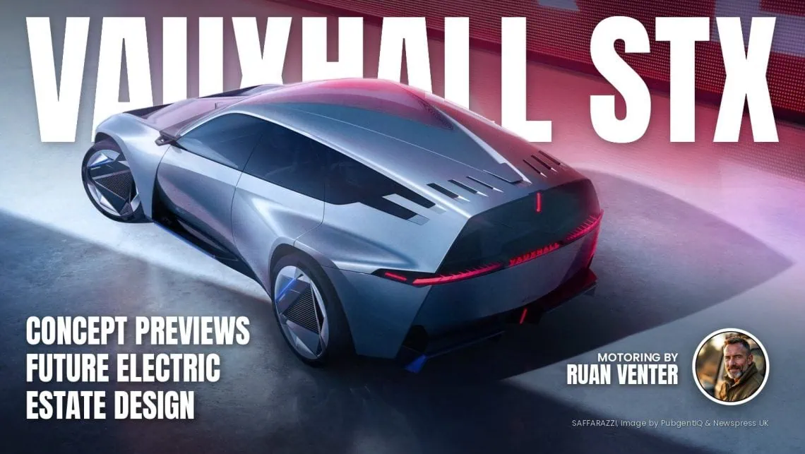 Vauxhall STX Concept estate rear three-quarter view from above