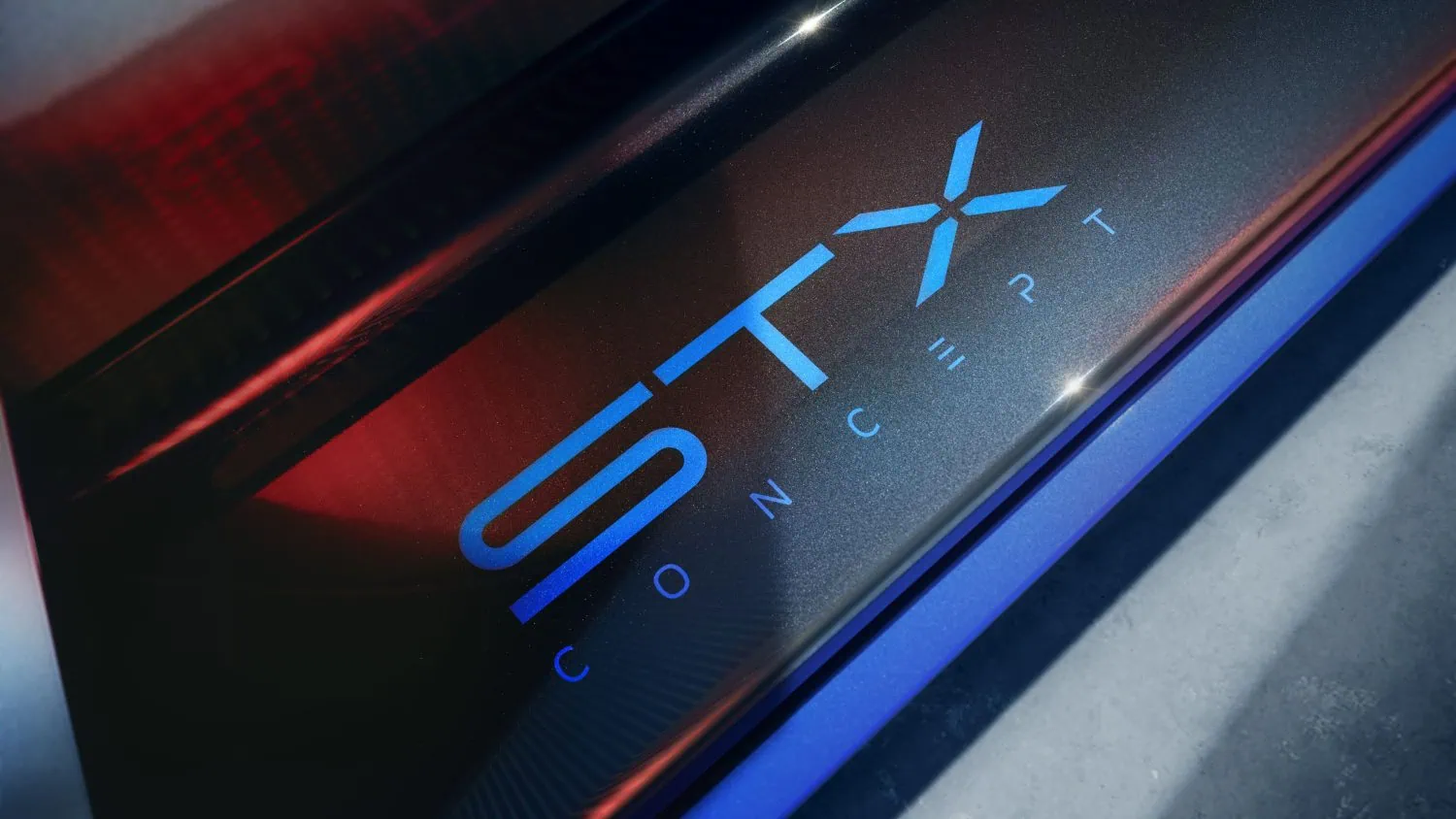 Vauxhall STX Concept sill badge detail - Saffarazzi Vauxhall STX Concept sill badge detail