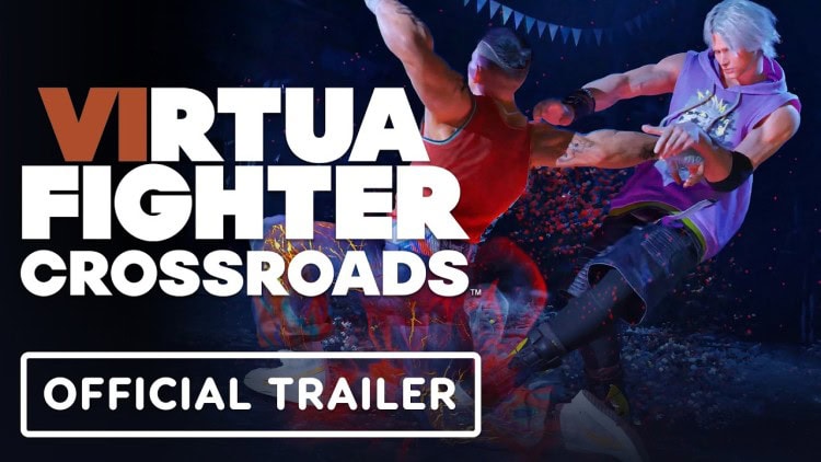 Virtua Fighter Crossroads trailer still: the opening frame of the official YouTube video.