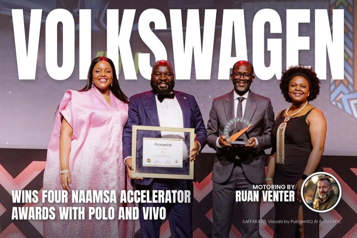 Volkswagen team receives Naamsa Accelerator Award for Golf - Saffarazzi Volkswagen team receives Naamsa Accelerator Award for Golf