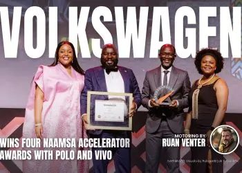 Volkswagen team receives Naamsa Accelerator Award for Golf