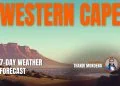 Western Cape 7-day weather forecast - Saffarazzi Western Cape 7-day weather forecast: magazine-style cover by Thandi Mokoena