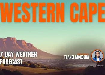 Western Cape 7-day weather forecast: magazine-style cover by Thandi Mokoena