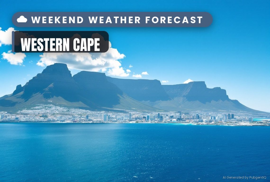 Western Cape weekend weather forecast 3 - 4 October 2026