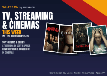 What's On board for 19 - 25 October 2026 with the top streaming posters, titled What's On TV, Streaming and Cinemas.