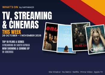 What's On board for 26 October - 1 November 2026 with the top streaming posters, titled What's On TV, Streaming and Cinemas.