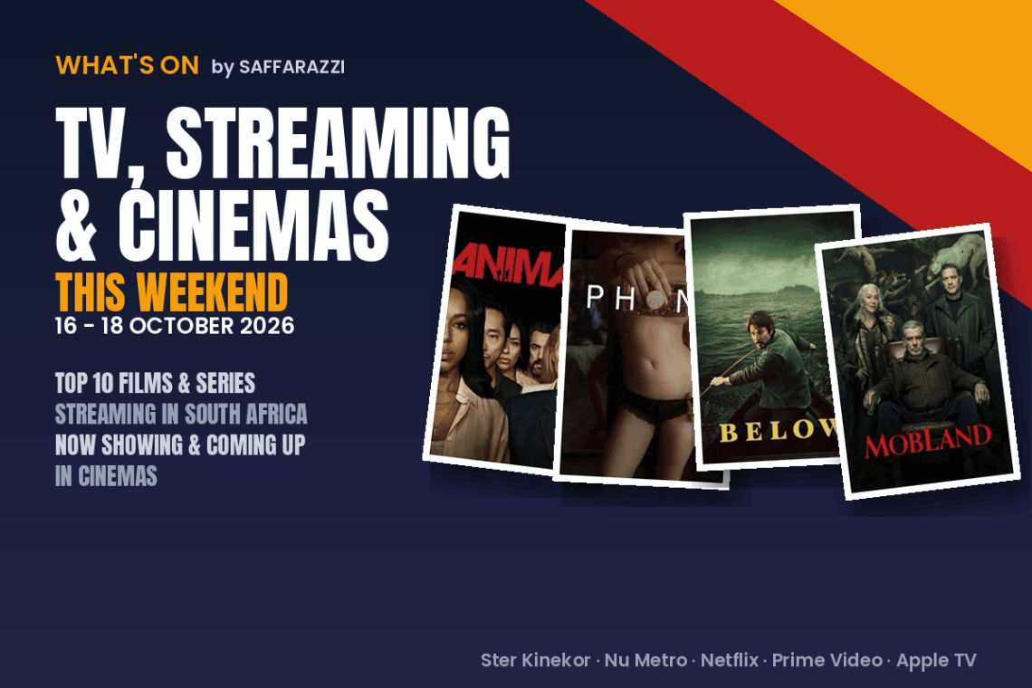 What to Watch this Weekend! Below, Animals, Carrie? - Saffarazzi What to Watch this Weekend! Below, Animals, Carrie?: the Top 10 films and series streaming in South Africa, now showing and coming up in cinemas