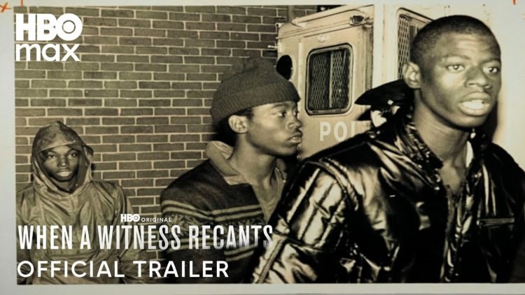 When A Witness Recants trailer still: the opening frame of the official YouTube video.
