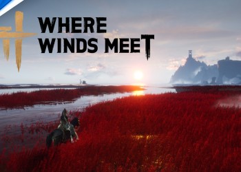 Where Winds Meet trailer still: the opening frame of the official YouTube video.