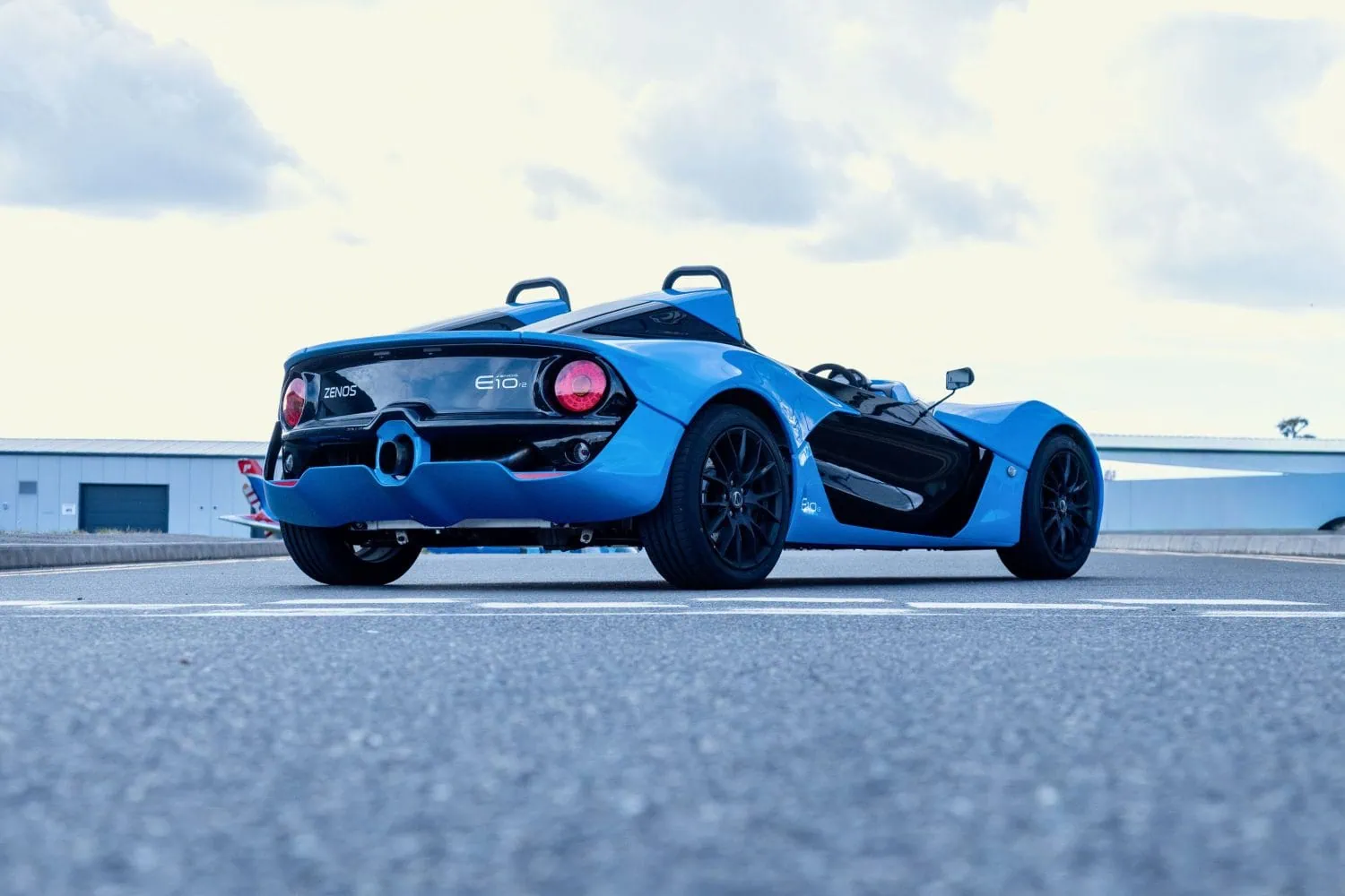 Zenos E10 sports car rear three-quarter view - Saffarazzi Zenos E10 sports car rear three-quarter view